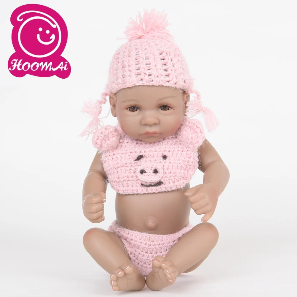 Оптовая продажа Bebe Кукла реборн 10 &quotвысокое качество милый мини полный силикон 25