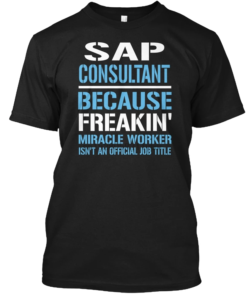 Мужская футболка SAP-консультант (1) Футболки женские мужские футболки | одежда