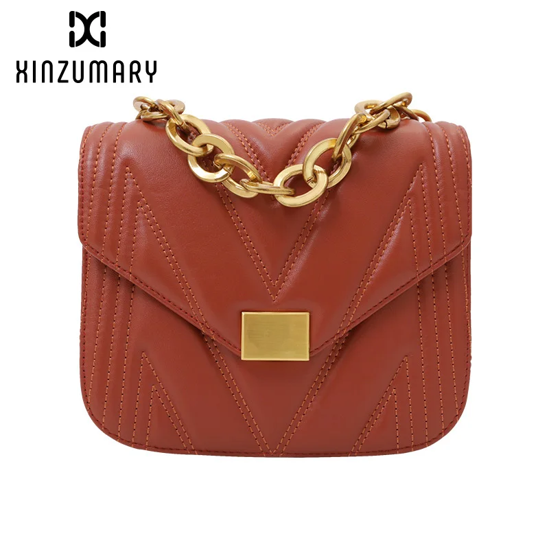 

Chain Embroidery Thread Small Square Bags 2019 Summer New Shoulder Bag Solid color handbag Female Purse Messenger bolsa feminina