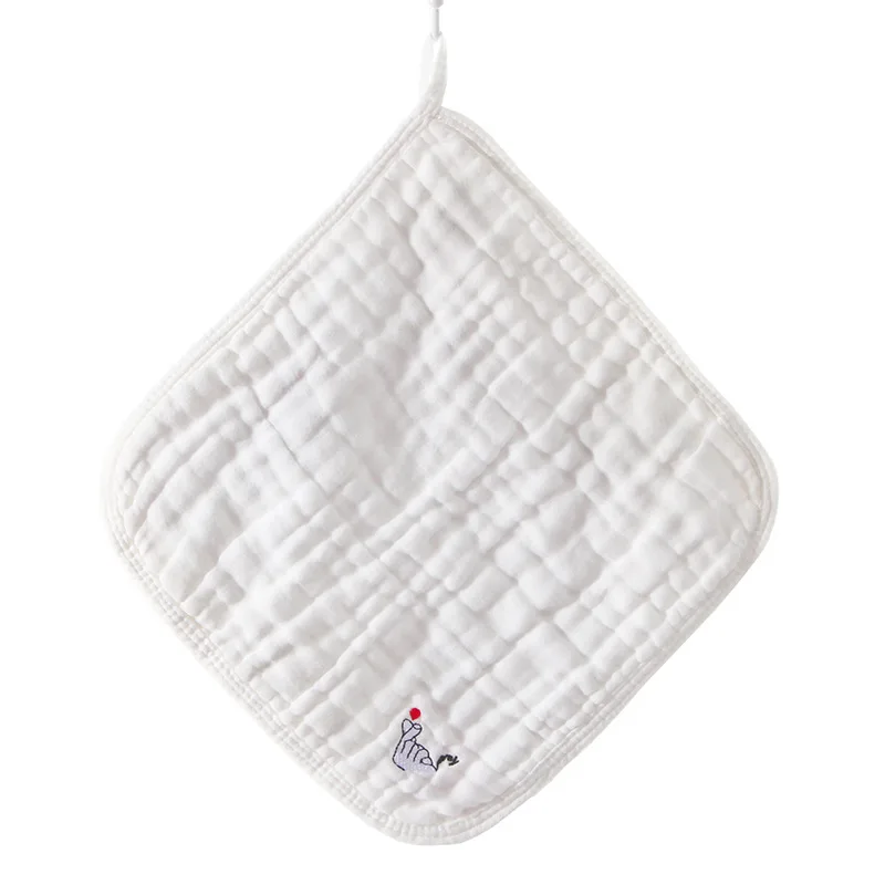 5 шт./партия, Детский носовой платок, квадратное полотенце с мультяшным рисунком, 30*30 см, муслиновое хлопковое детское полотенце для лица