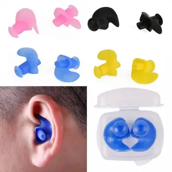 

Nose Clip Earplugs Ear Plugs Swimming 1 Pair Waterproof Adults Anti-Water Children Diving Accessories Portable