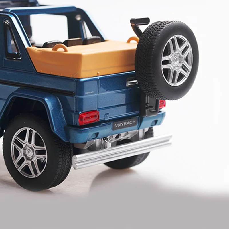 1:32 Maybach G650 модель автомобиля сплав звук и светильник назад к звуку и светильник, чтобы открыть дверь автомобиль игрушка внедорожник игрушка