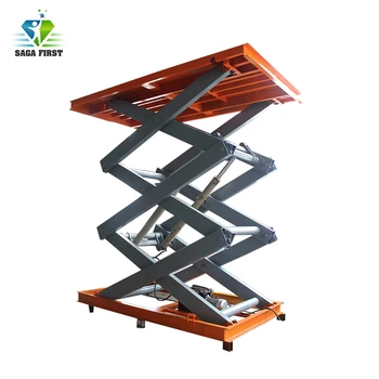 Best Qingdao Sinofirst Stationary Hydraulic Scissor Car Lift