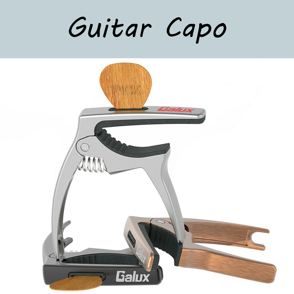 

Multi-functional Electric/Acoustic Guitar Capo /Pick Holder /String Pin Pull