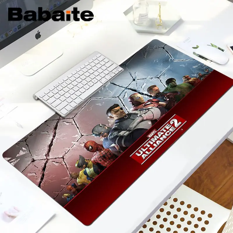 Babaite крутой Бэтмен Marvel Venom DIY Дизайн Шаблон коврик для игровой мыши ноутбук игровой Lockedge мыши коврик для мыши игровой коврик для мыши