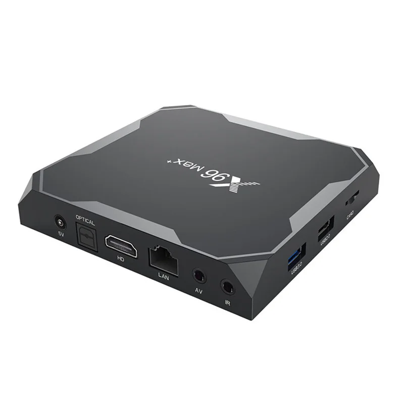 ТВ приставка X96 Max Plus Smart Tv Box 2020 Android телеприставка Iptv 4K 8K Tvbox Qhdtv Amlogic S905X3 2 ГБ + 16 Гб 4 64