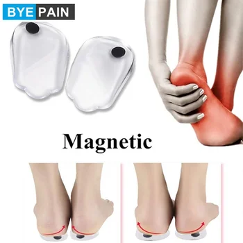 

1Pair BYEPAIN Magnetic Heel Shoe Cushions for Foot Alignment, Orthopedic Insoles for Correcting O/X Type Leg Shoe Inserts