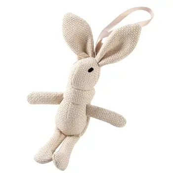 

Cute Rabbit Plush Animal Stuffed Dress Rabbit Charms Key Chain Kids Bunny Toy
