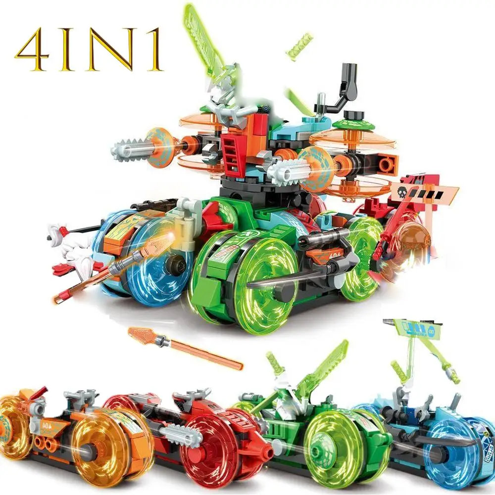 

New Ninja Season 13 TV Jay Kai Lloyd Cool Motorcycle Of The Future Building Blocks Kit Bricks Classic Sets Model Kids Toy Gift