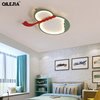 

Children's room lamp led bedroom ceiling lamp net red creative ins cartoon hoist boys and girls room macaron lamps