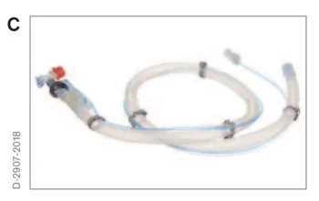 

Original Drager VentStar Oxylog3000F,2000p x5 5703041 Disposable breathing circuit kit for Oxylog® 3000 Family/Oxylog® 2000 plus