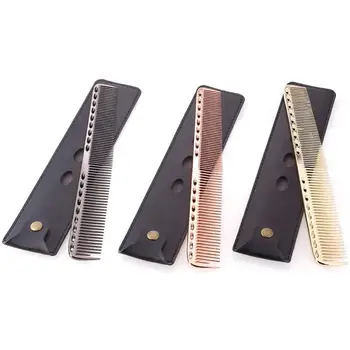 

Professional Stainless Steel Hair Comb Ultra-thin Anti-Static Hairdressing Tool Stainless steel material made, durable and wear
