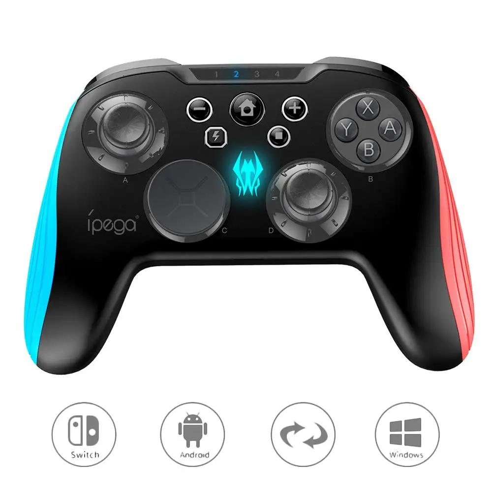 Беспроводной игровой контроллер Bluetooth Pro Джойстик Геймпад 3D сменный ключ подсветка турбо для консольный переключатель Nintendo/PC/Android