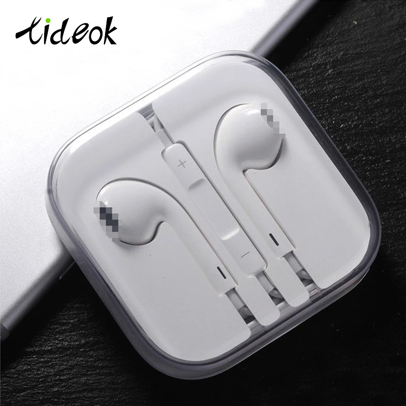 

3.5mm Wired Earphone In-Ear With Mic Vol Control High Bass Stereo Earphones for Huawei Xiaomi iPhone Samsung
