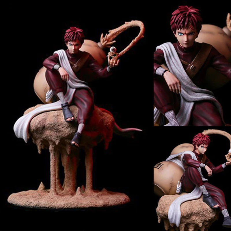 

Anime Naruto Shippuden Kazekage Sabaku No Gaara Collectible Model PVC Action Figure Toys 22cm