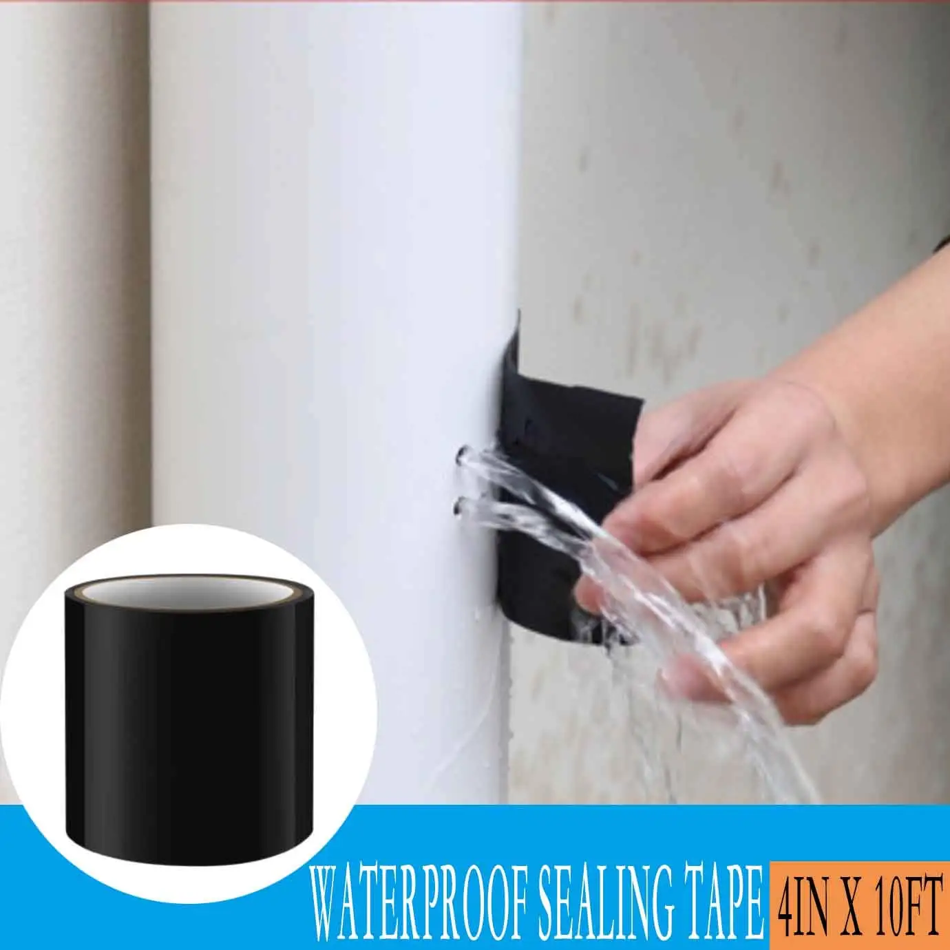 Nastro Impermeabile Da 1.5M Stop Leak Seal Repair Tape Performance Self Tape Fiber Fix Nastro Adesivo