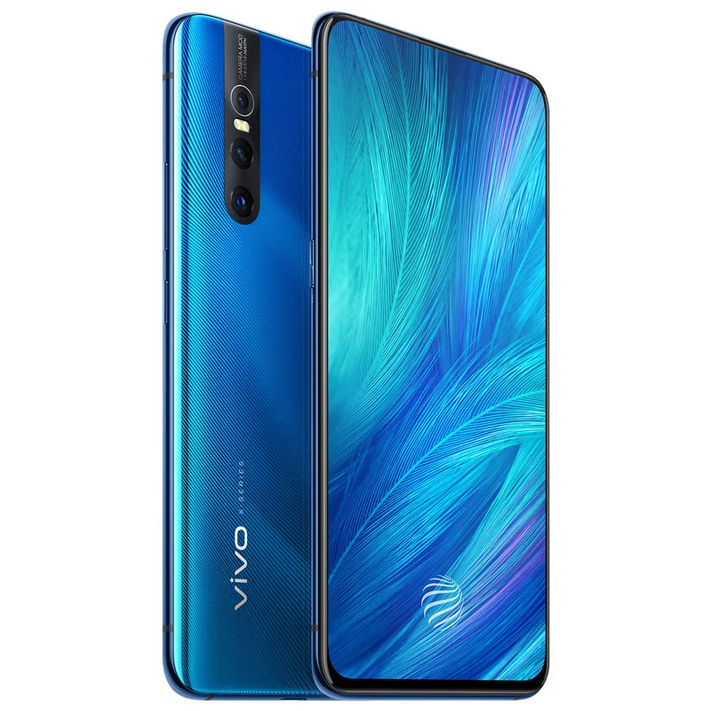 vivo X27, подъемная камера, 128 МП, мобильный телефон, 8 ГБ, 6,39 ГБ, дюймов, полный экран, четыре ядра, 4G, задняя камера, 3 камеры, сотовый телефон