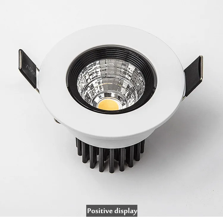 黑色cob射灯led天花灯套装3w5w7w10w12w嵌入式孔灯客厅背景墙筒灯-tmall_21