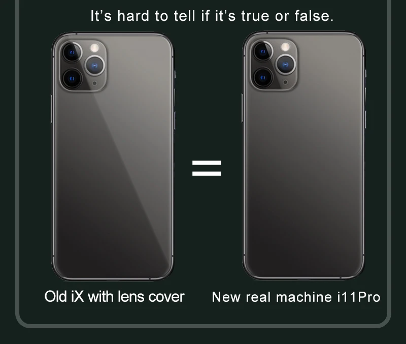 Роскошная наклейка, объектив камеры, сменная секундная стрелка для iPhone 11 Pro Max, Защитное стекло для iPhone XR X XS MAX, наклейка, поддельная камера