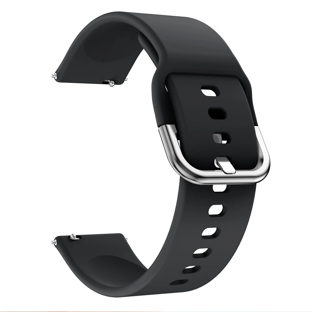 Силиконовый ремешок для Ticwatch E 20 мм, ремешок на запястье, фитнес-браслет, браслет для TicWatch E 20 мм, универсальные аксессуары для TicWatch