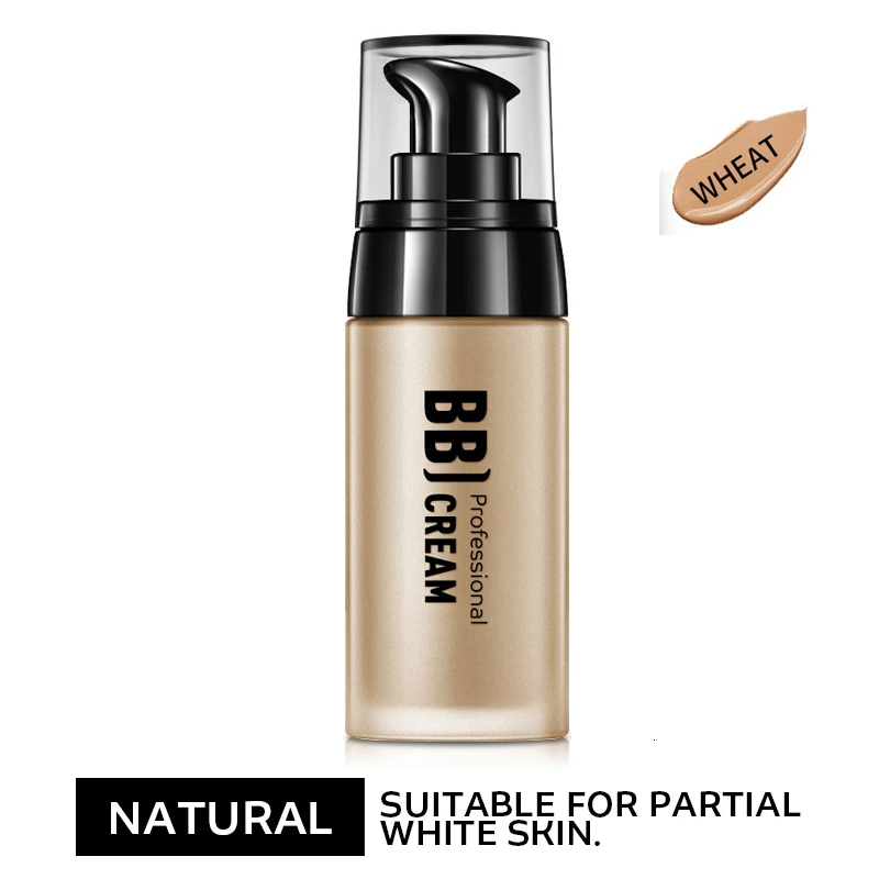 Wheat 1pc Мужской BB крем для лица Натуральный TanWhitening для мужчин эффективный уход солнцезащитный крем основа для лица макияж цвет уход за кожей - Цвет: Wheat 1pc