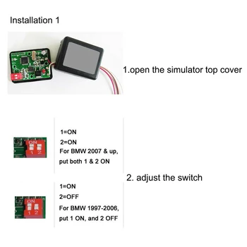 

1pc Simulator Car Auto Passenger Seat Occupancy Airbag Sensor Emulator