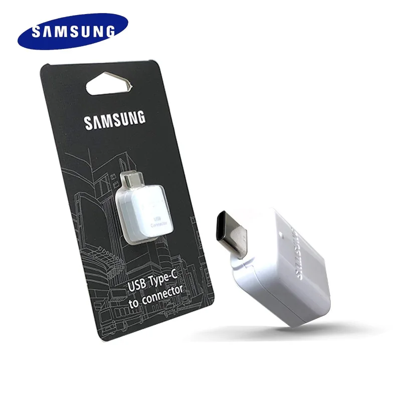Оригинальный адаптер Note 8 9 OTG USB TYPE C для преобразователя Samsung Galaxy S8 S9 S10 Plus A50 A51 A70 A71