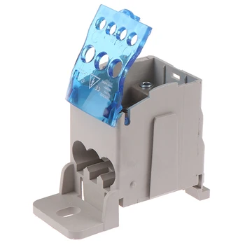 

1pc 690V-1000V UKK80A Terminal Block Rail Distribution Box Universal Electric Wire Connector