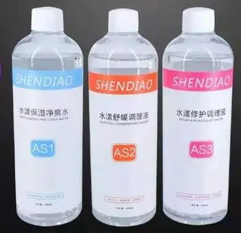 

Aqua Clean Solution Three Bottles Aqua Peel Concentrated Solution 400ml Per Bottle Aqua Facial Serum Hydra for Normal Skin