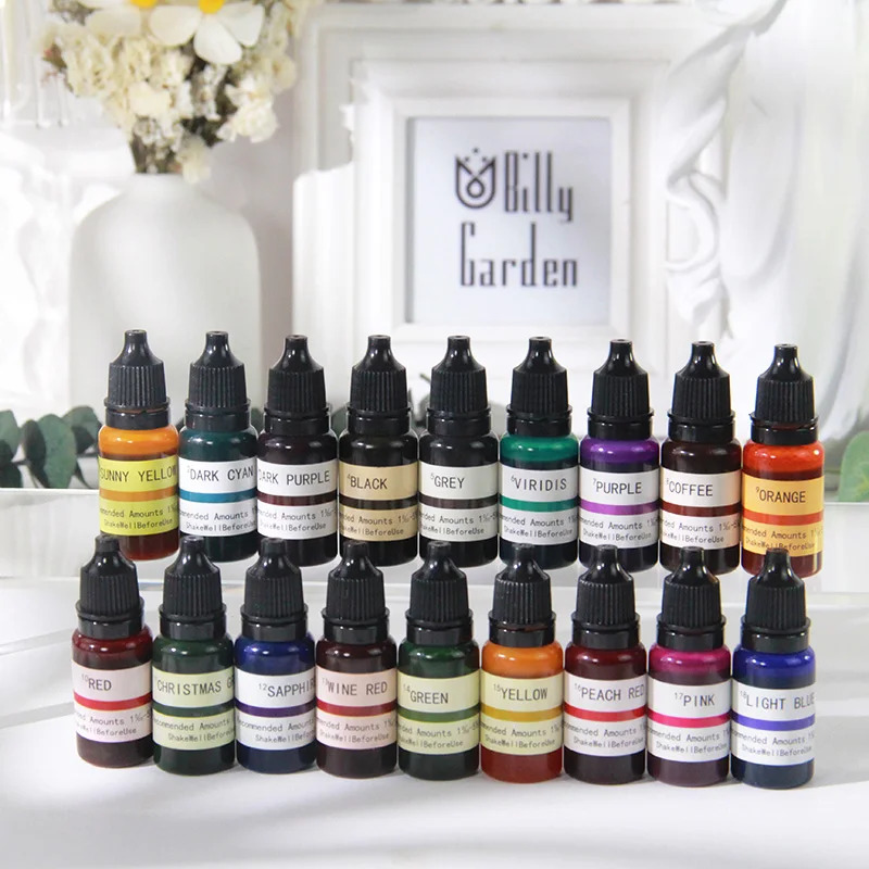 10ml 18 cor scented vela diy corante