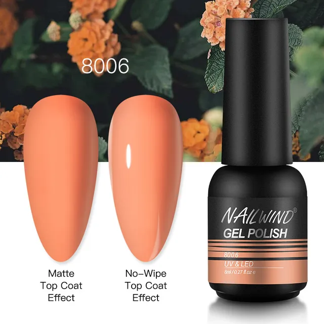 Nailwind Gel Nail Polish 8ml Semi Permanent Varnish Nail Art All for Manicure Need UV LED lamp Base Top coat Nails Gel Polish NE118006