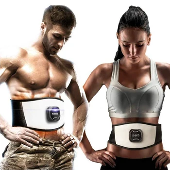 

Weight loss adjustable abdominal belt ABS electronic ABS stimulates muscle pigment weight loss body massage