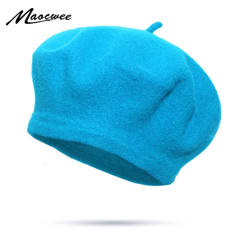 Women Berets Fashion Solid Beret Cap for Women Spring and Summer Warm Octagonal cap