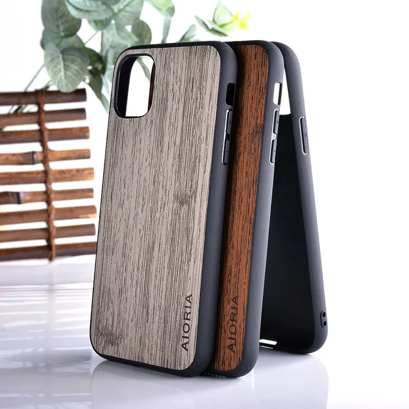 Case for iphone 4 4s 5 5s se 7 6 8 6s plus x xr xs max 11 pro max cover funda wood Bamboo pattern leather skin Vintage case capa