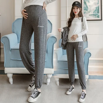 

Pregnant women fairy house pants summer thin section lazy pants wild modal casual stomach lift pants