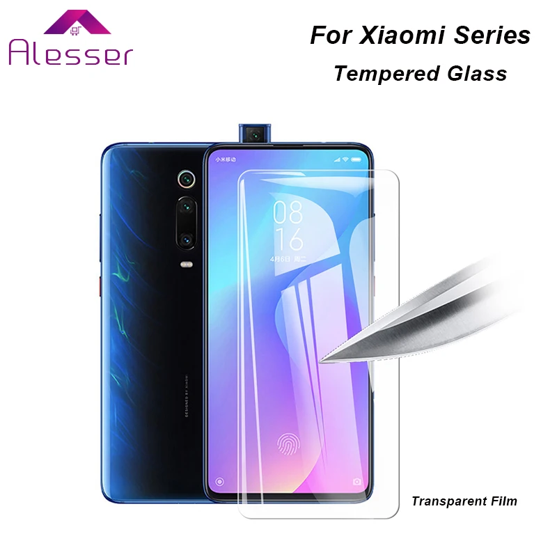 Alesser для Xiaomi Mi Play 9 6x A2 CC9 4C 9T Redmi K20 Pro Lite Premium Закаленное стекло пленка телефона с