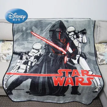 

Disney Grey Black Star Wars Plush Throw Fleece Blanket Throw for Boys Kids BedSpread Bedroon Decor 120x150cm Gifts