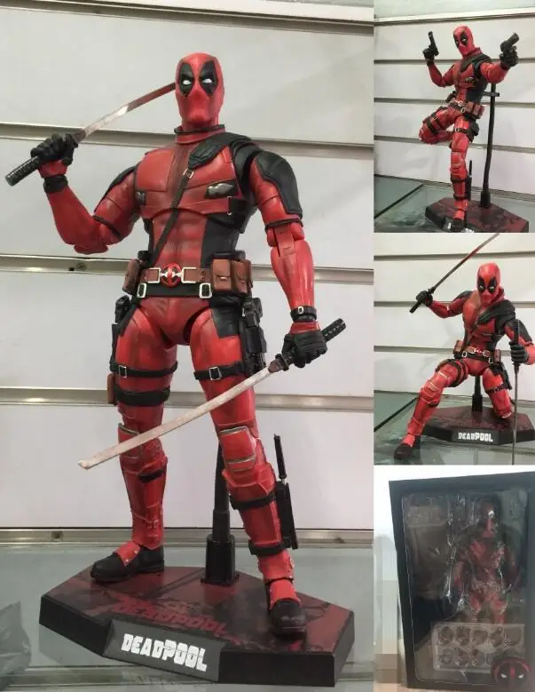 Marvel X men Deadpool 30 см шарнирные Суставы подвижные Фигурки игрушек|Игровые фигурки и