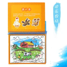 Волшебные Книги с картинками на воде книга для рисования граффити Экологически чистый волшебный альбом живописи AliExpress EBay поставка Go