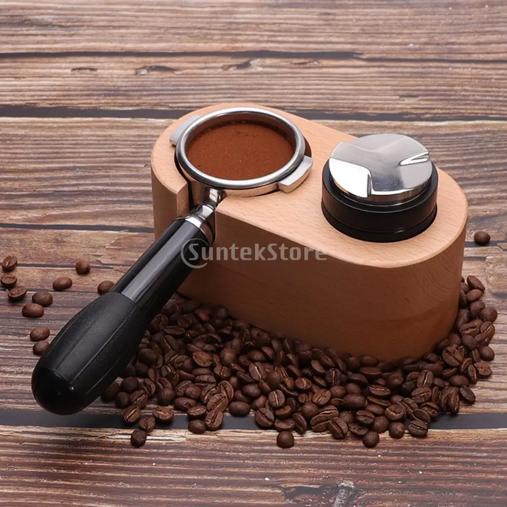 Mini Dual Sided Barista Coffee Tamper Flat Base Uncoated Stainless Steel Leveler Tool