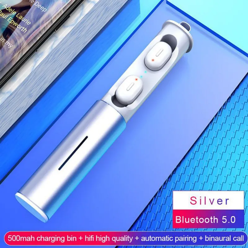 T1 Bluetooth наушники 3D беспроводные стерео наушники с микрофоном портативная беспроводная двойная гарнитура для HSP1.2 HFP1.6 A2DP1.2 AVRCP1.6