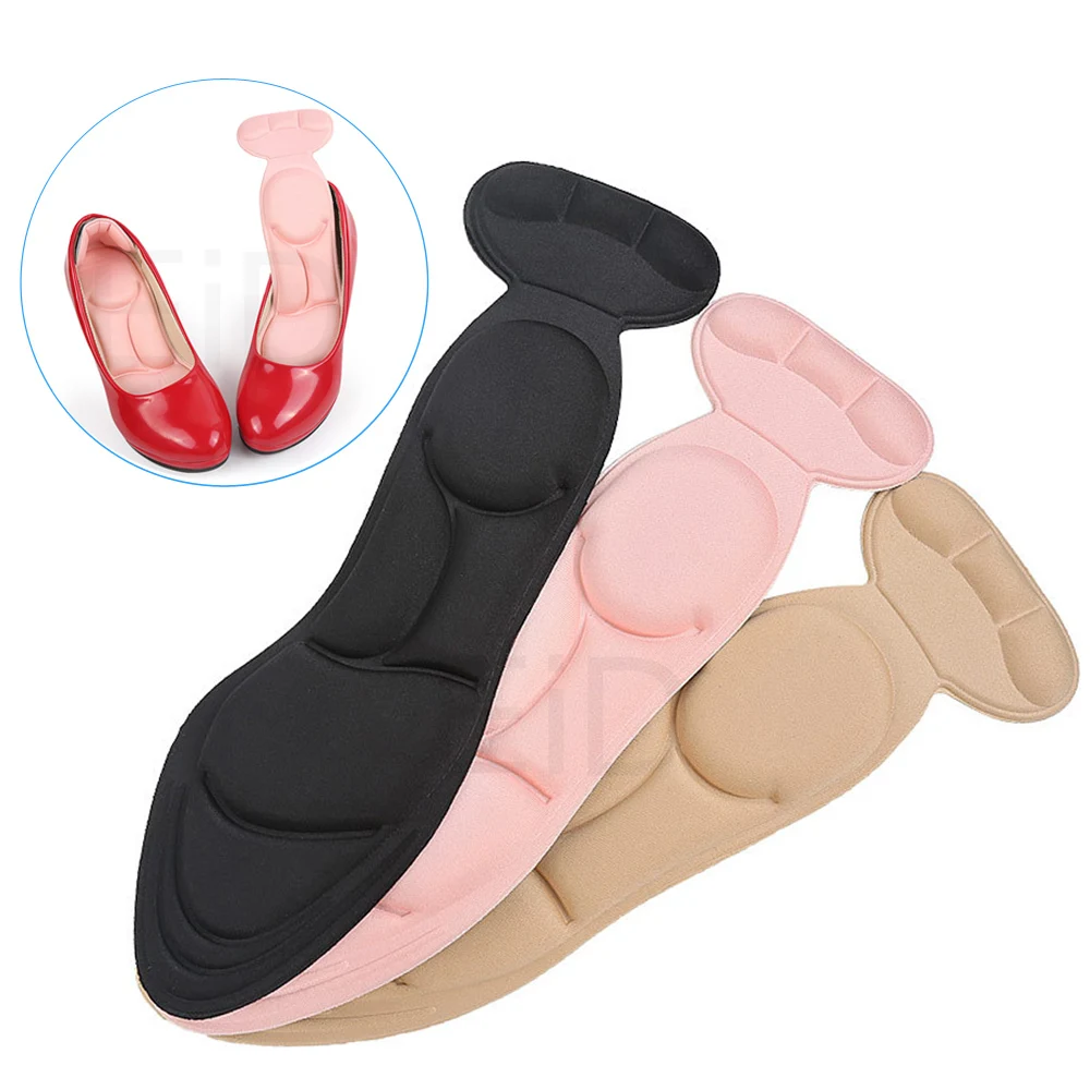 EiD 5D массаж супер мягкий стелька-губка коврик стельки с подпятником Post Back дышащие нескользящие для высоких каблуков протектор ноги стельки