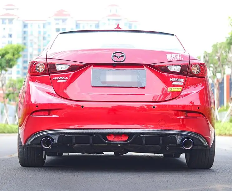 Spoiler de Lábios Traseiros, Mazda 3 Axela 2014-2017