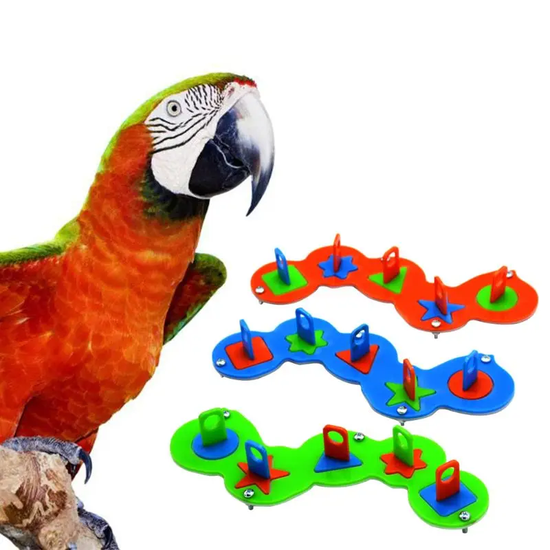 1 шт., попугай, развивающая игрушка, клетка для птиц, игрушка для попугаев, Попугайчик, Макау, головоломка, принадлежности для птиц C42