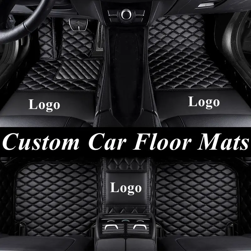 Custom Fit Car Floor Mats Set Floor Cover Leather Footpad Foot Covers
