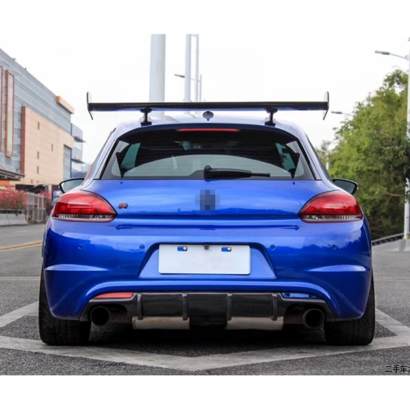 Высококачественный задний спойлер из углеродного волокна на крышу для Volkswagen Scirocco 2010