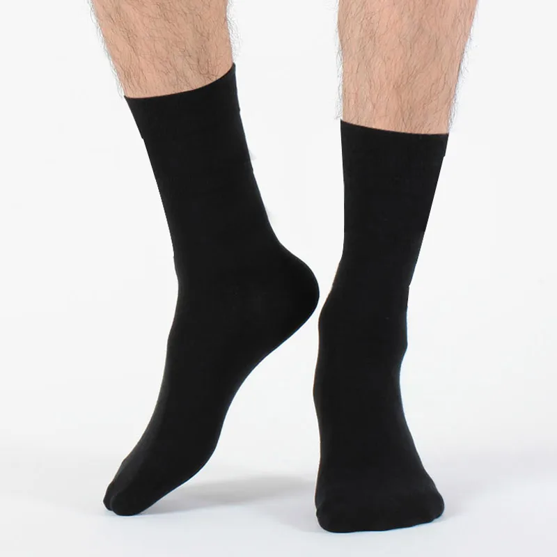 SeeBest Large Plus Size 40 To 45 46 47 48 49 50 Socks Men Fat Big Foot Crew Casual Cotton High Long Hosiery Loose US Size 9 To13