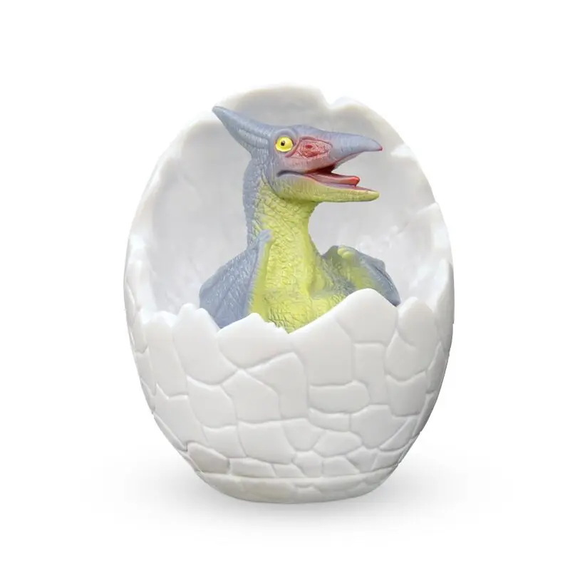 Conduziu a Lâmpada da Noite Controle de Toque Cabeceira para o Quarto do Bebê Dinossauro Regulável Cor Mudando Ovo Offic Lâmpada Mesa 3d 7 Rgb 5 controle de toque regulável 7 rgb cor
