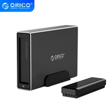 ORICO serii NS 3.5 ''USB3.0 USB C do przechowywania stacja dokująca HDD aluminium obudowa dysku twardego obsługuje UASP 16TB duża pojemność obudowa HDD