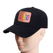 Изготовленный на заказ логотип кожа патч шляпы для компании подарки хлопок регулируемая бейсболка печать логотип хип-хоп папа Кепка-тракер бейсболка